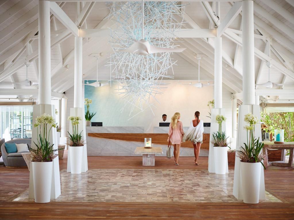 Depuis l’aéroport international de Malé, il faut une demi-heure en hydravion pour rejoindre le resort