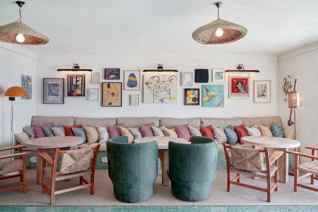 À l’intérieur, le décor mélange influences vintage et le style habituel de toutes les propriétés Soho House