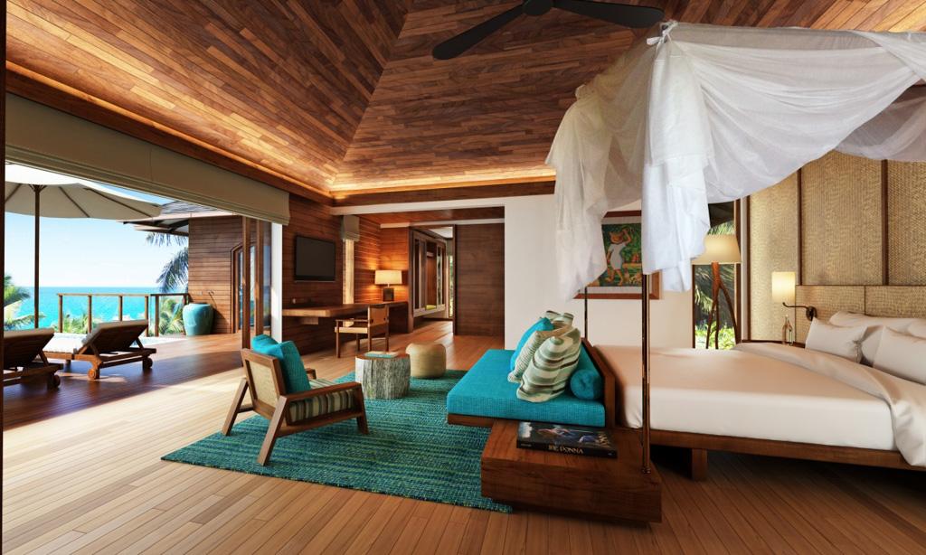 Le tout nouveau Six Senses Zil Pasyon se distingue par des villas au design contemporain...