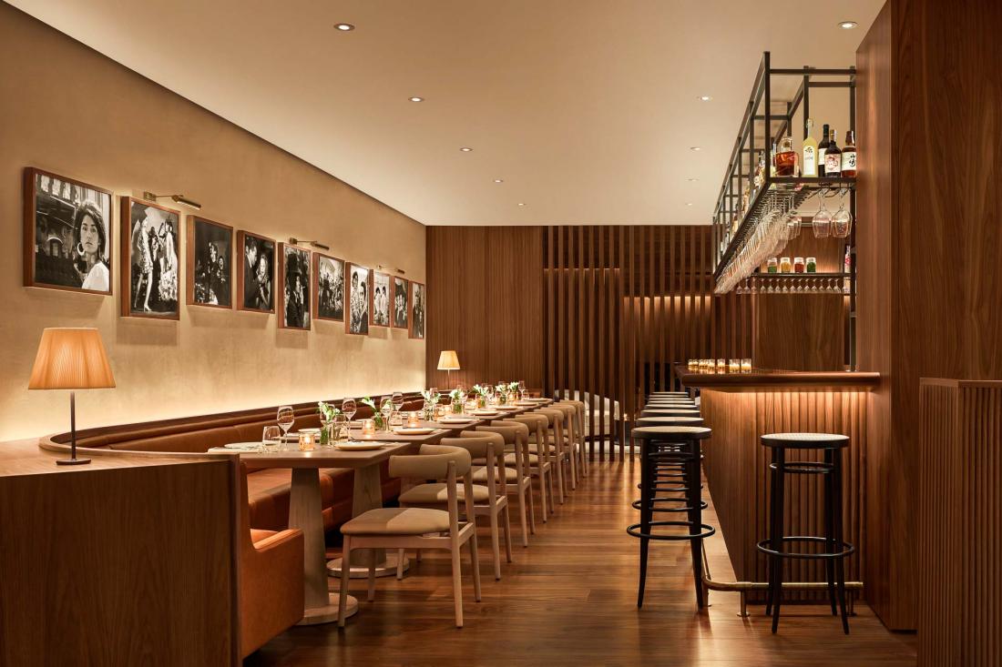 À la fois restaurant et bar, Veraz, au rez-de-chaussée, est le principal lieu de vie de The Barcelona EDITION