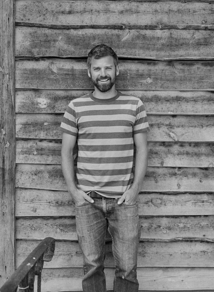 Andy Szymanowicz est "The Farmer", l’homme qui gère les jardins et le potager bio de La Granja