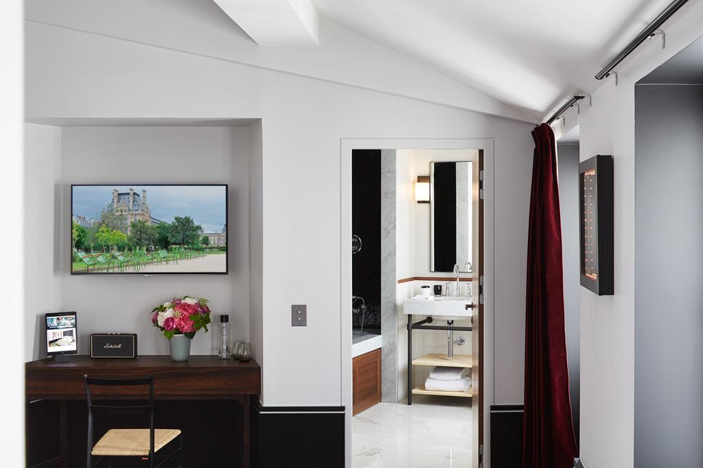 Toutes les chambres et suites ont été pensées comme de "typiques petits appartements parisiens"