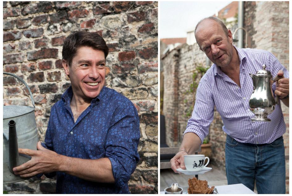C’est à Henri (à gauche) et Geert que l’on doit ce nouveau bed & breakfast chic en plein coeur du centre historique de Bruges