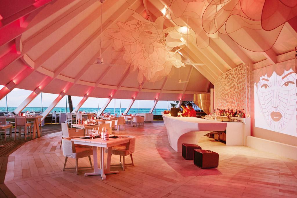 "Beach Rouge" est le beach club du resort