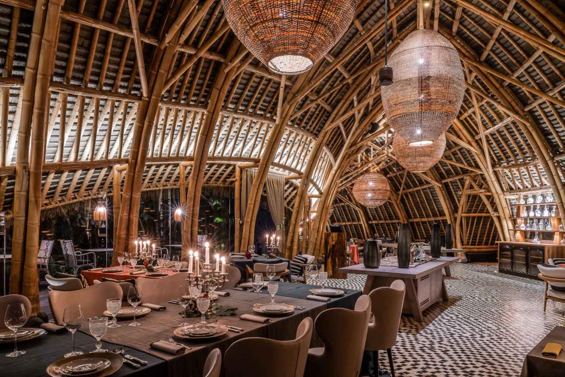 La cuisine du restaurant est basée sur le concept de farm-to-table