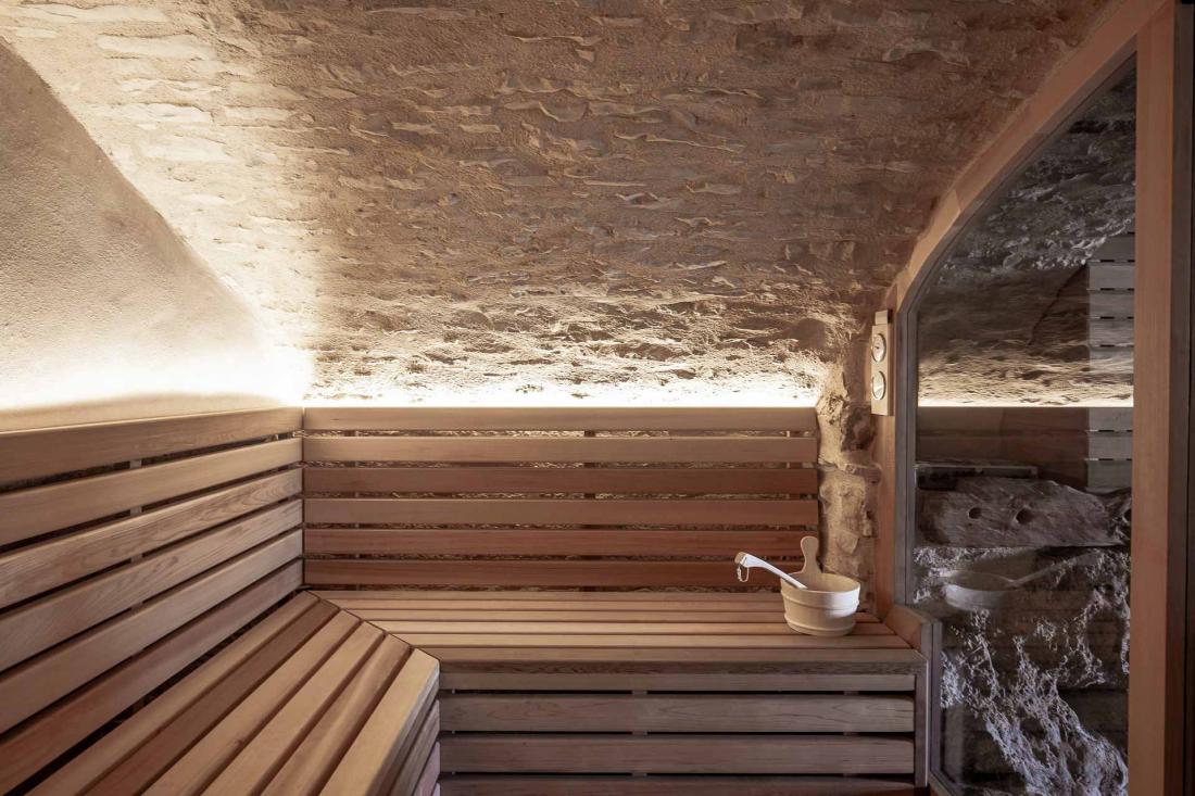 L’espace bien-être avec son sauna