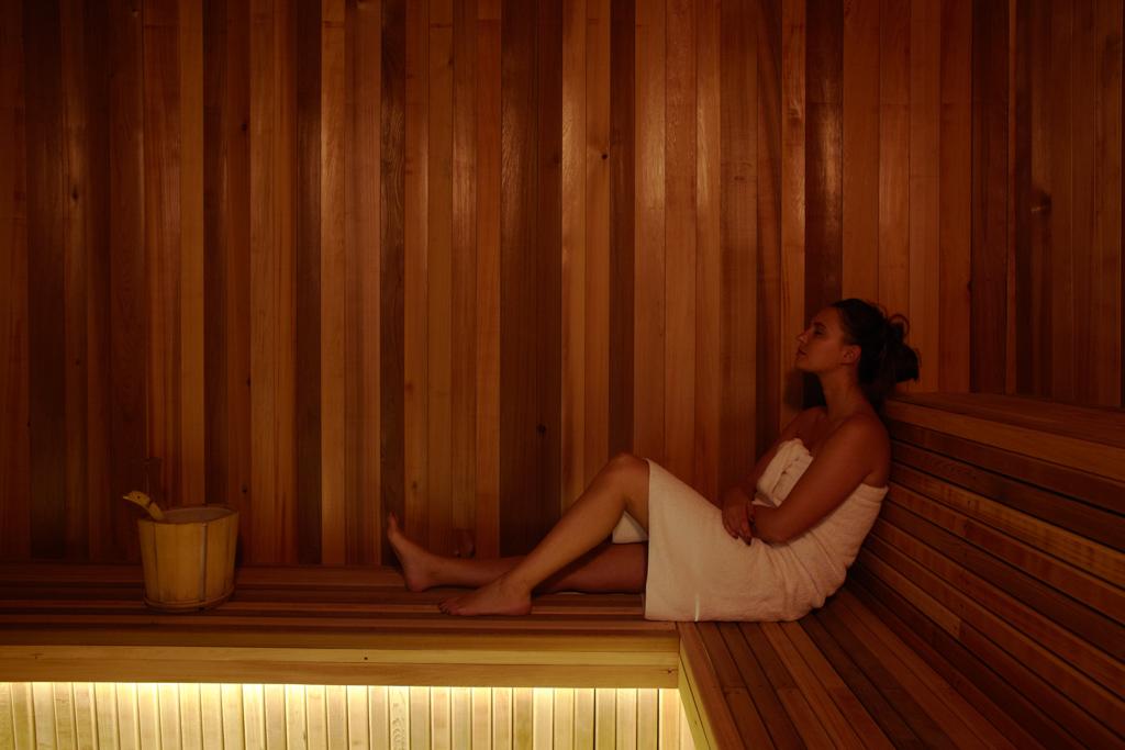 ... et sauna, entre autres équipements