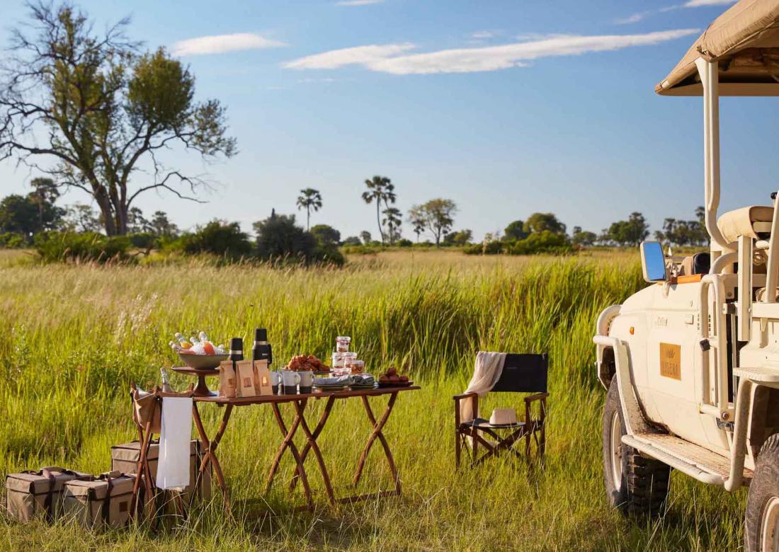 Pause gourmande au milieu de la savane