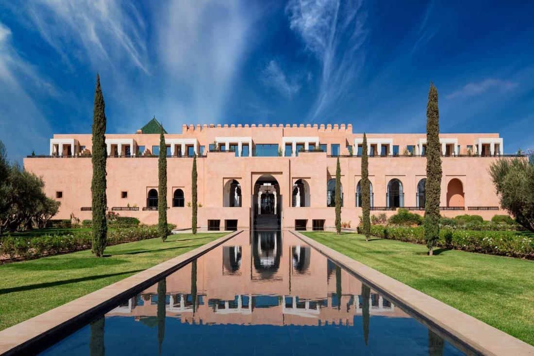 Le bâtiment principal suit la disposition géométrique typique des résidences royales andalouses Le bâtiment principal suit la disposition géométrique typique des résidences royales andalouses