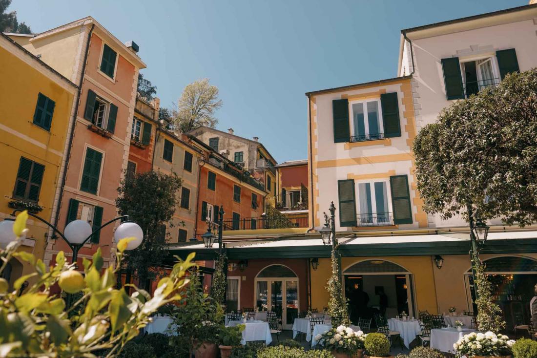 Décor de carte postale pour la seconde adresse signée Belmond à Portofino