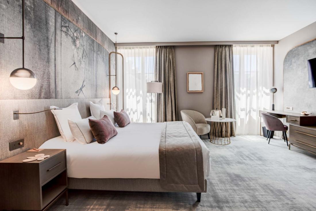 Les chambres sont pensées comme des écrins, inspirées par la Sologne et la Loire Les chambres sont pensées comme des écrins, inspirées par la Sologne et la Loire