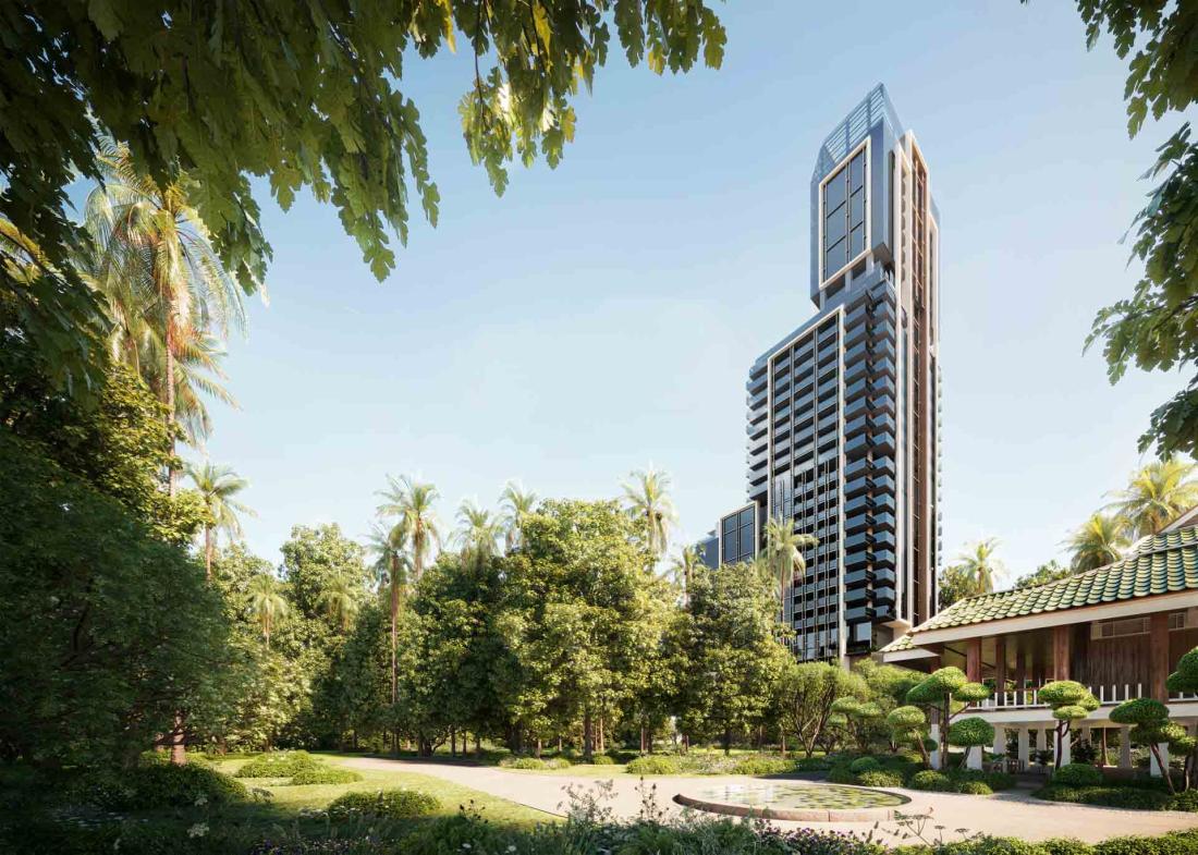 L’Aman Nai Lert Bangkok s’élèvera au cœur du parc éponyme L’Aman Nai Lert Bangkok s’élèvera au cœur du parc éponyme