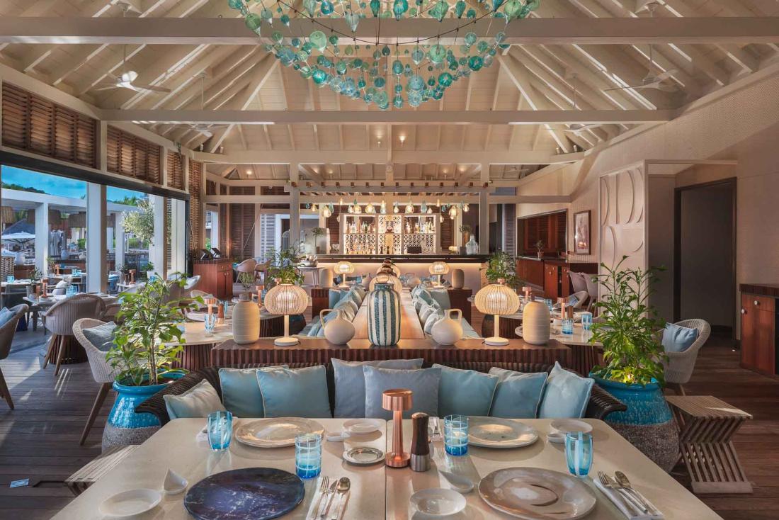 Le restaurant permet de profiter d’une atmosphère caribéenne relaxante 