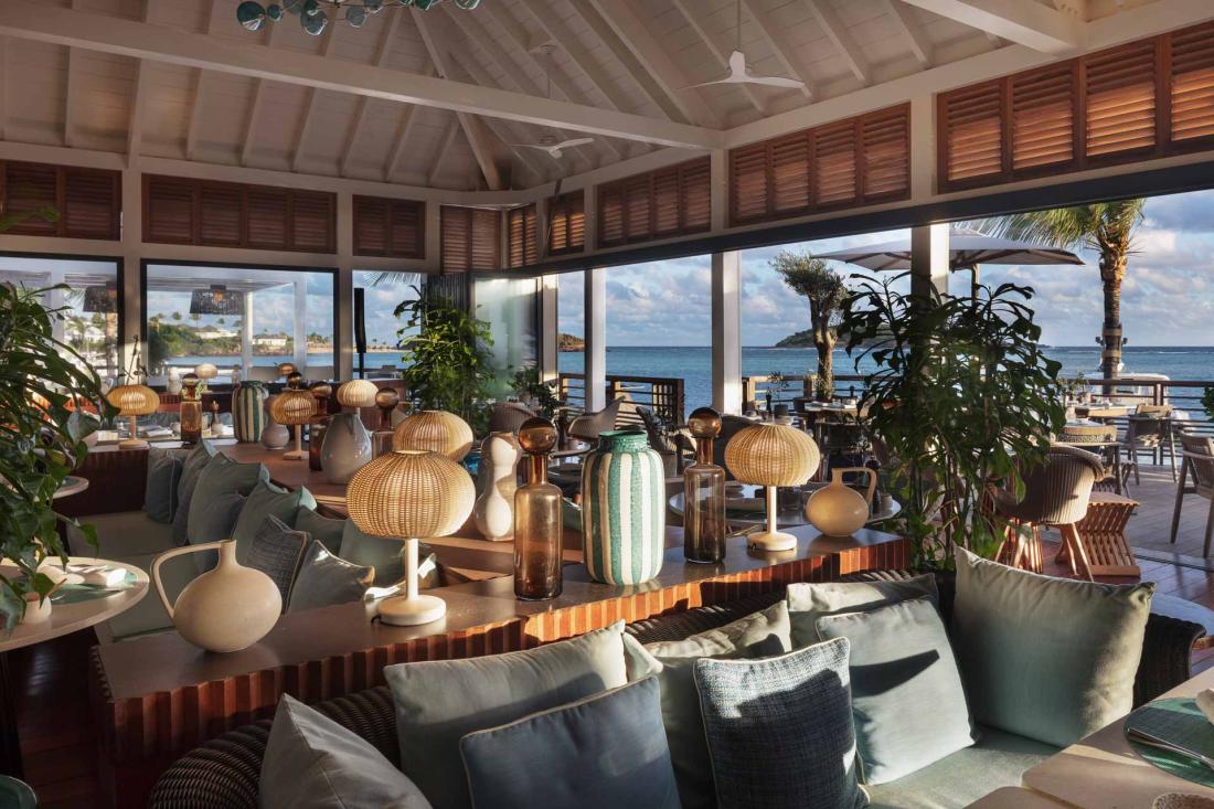 L’environnement marin est également une source d’inspiration pour les intérieurs de l’hôtel 
