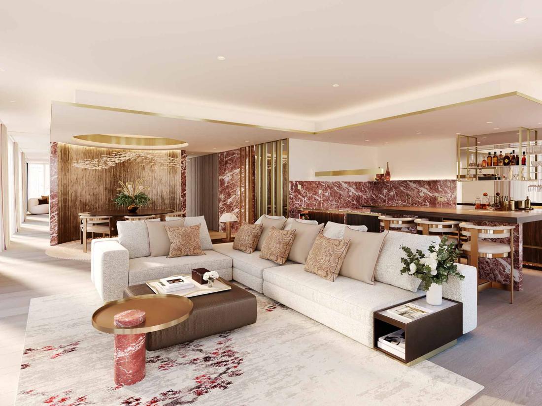 Le studio Indigo a su concilier les racines asiatiques de Mandarin Oriental avec des éléments d’inspiration londonienne