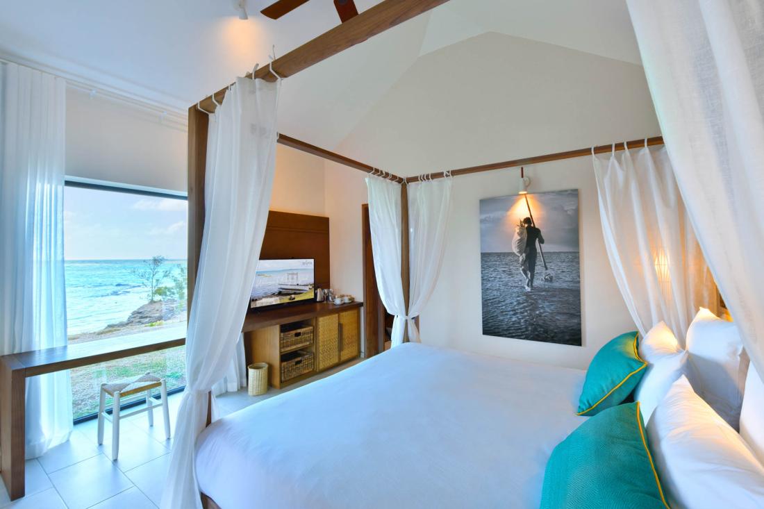 Chaque chambre avec vue sur l’océan est conçue pour le confort et la détente