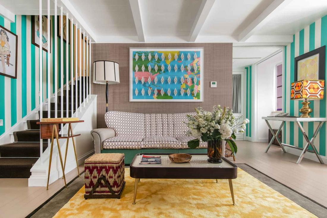 Le design intérieur de l’hôtel, glamour audacieux, a été conçu par Giampiero Panepinto. Le design intérieur de l’hôtel, glamour audacieux, a été conçu par Giampiero Panepinto.