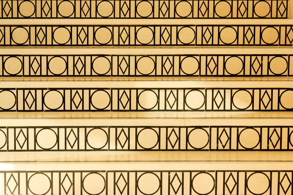 La Villa Maïa est marquée par son décor particulièrement graphique