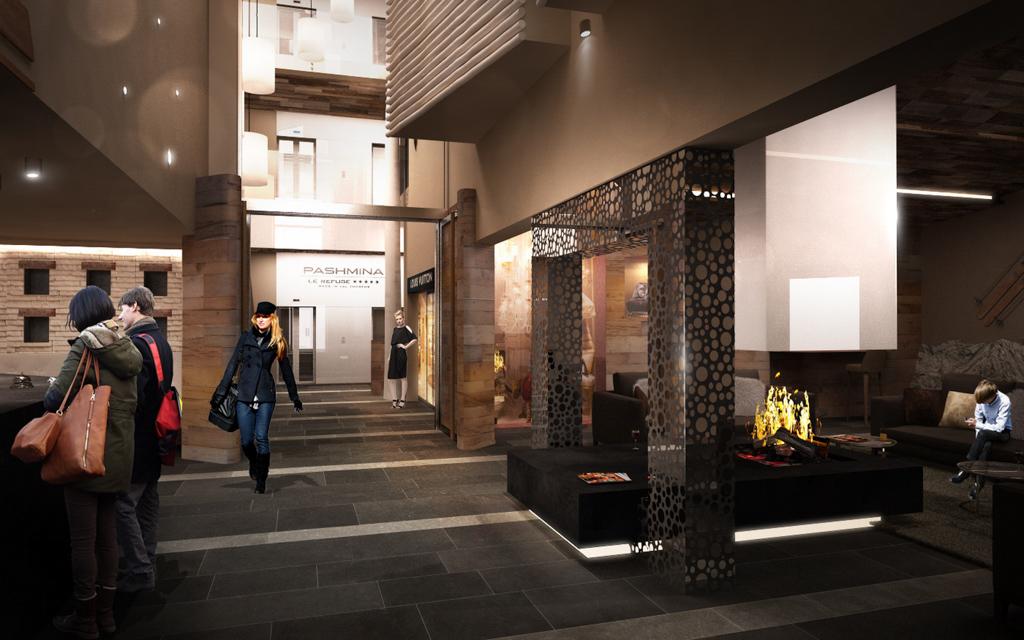 Le futur lobby du Pashmina