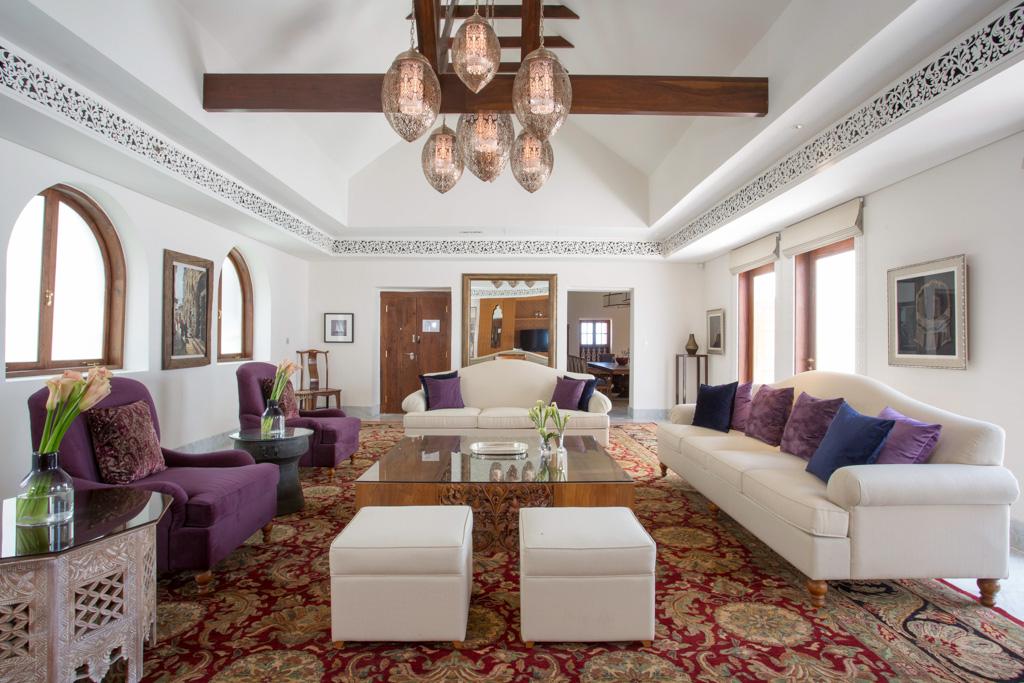 A l’intérieur de la Royal Residence est l’une des suites de prestige de l’établissement