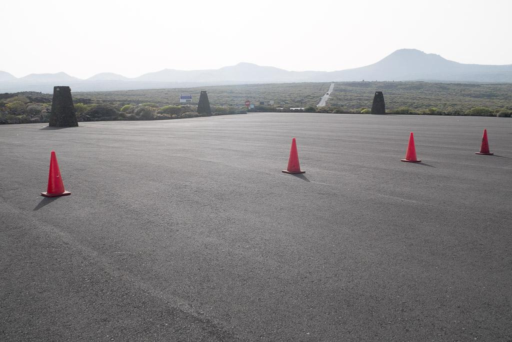 Parking des Jameos del Agua. Lanzarote. 