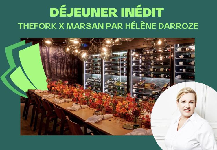 The Fork propose un menu signé par la cheffe Hélène Darroze à moins de 50 € 