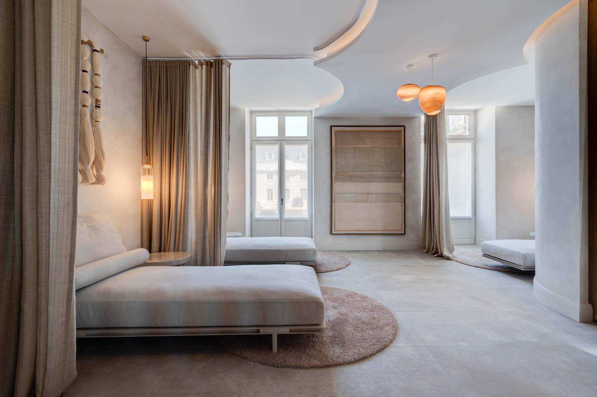 Instant détente au spa Fleur de Loire ©Alexandre Moulard