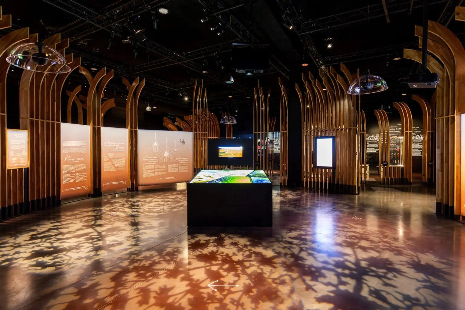 Un espace dédié aux Climats du vignoble de Bourgogne © Antoine Martel