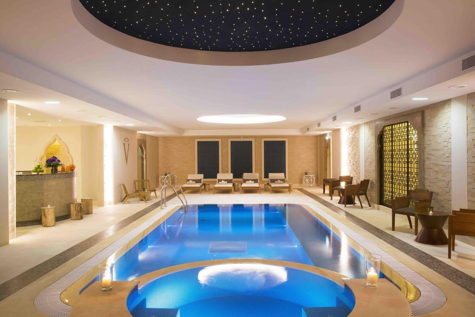 Le spa de l’hôtel © Auberge du Jeu de Paume