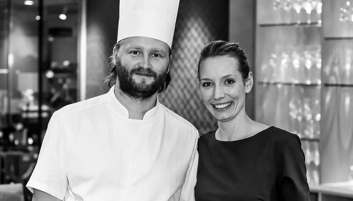 Chef Ulrik Jepsen et Mia Kondrup © DR