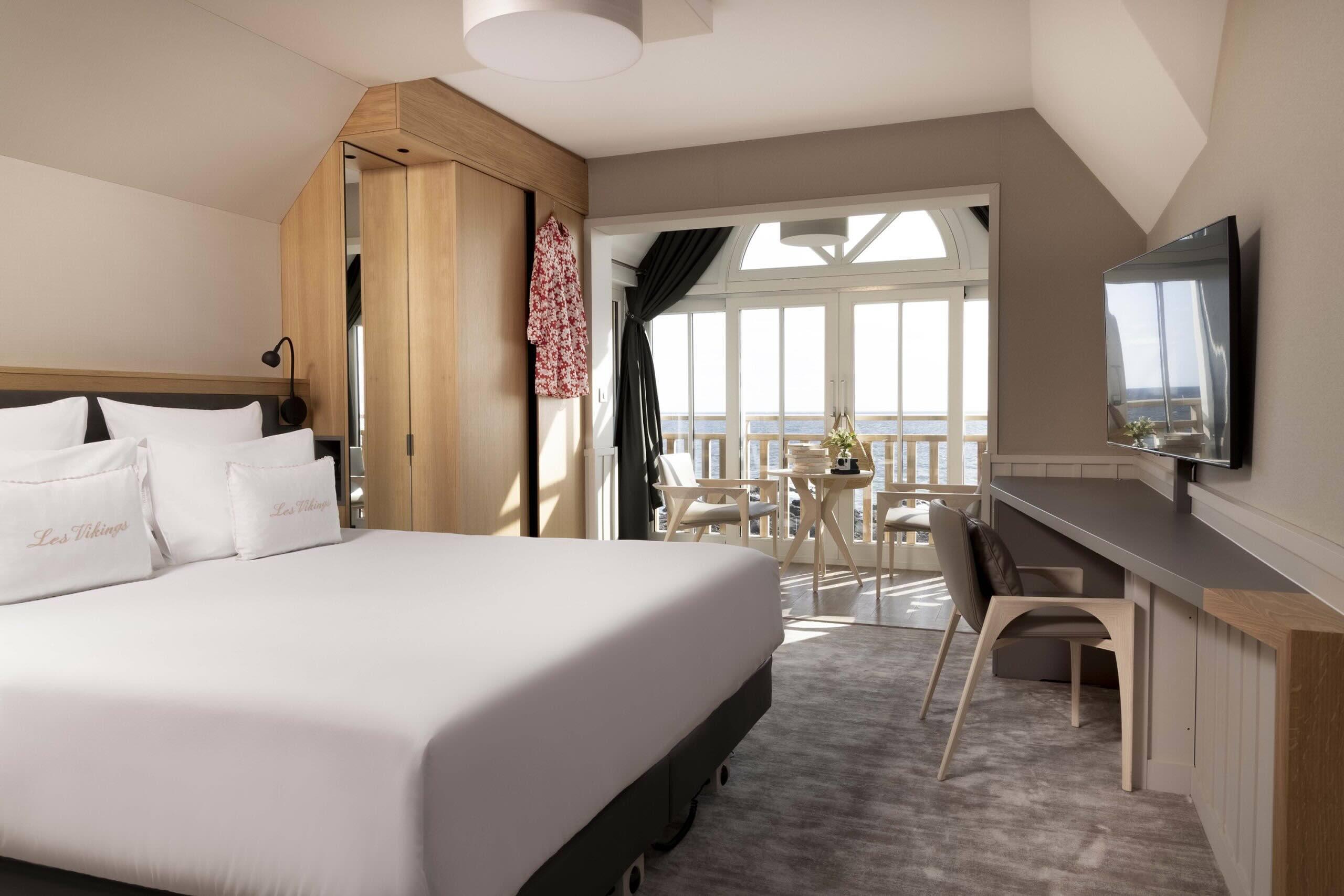 Séjourner dans une chambre avec vue sur la mer © Les Vikings 