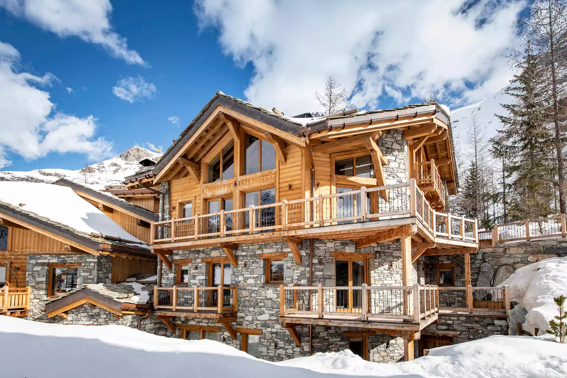 Le chalet à Val d’Isère pour un week-end en montagne © Collectionist 