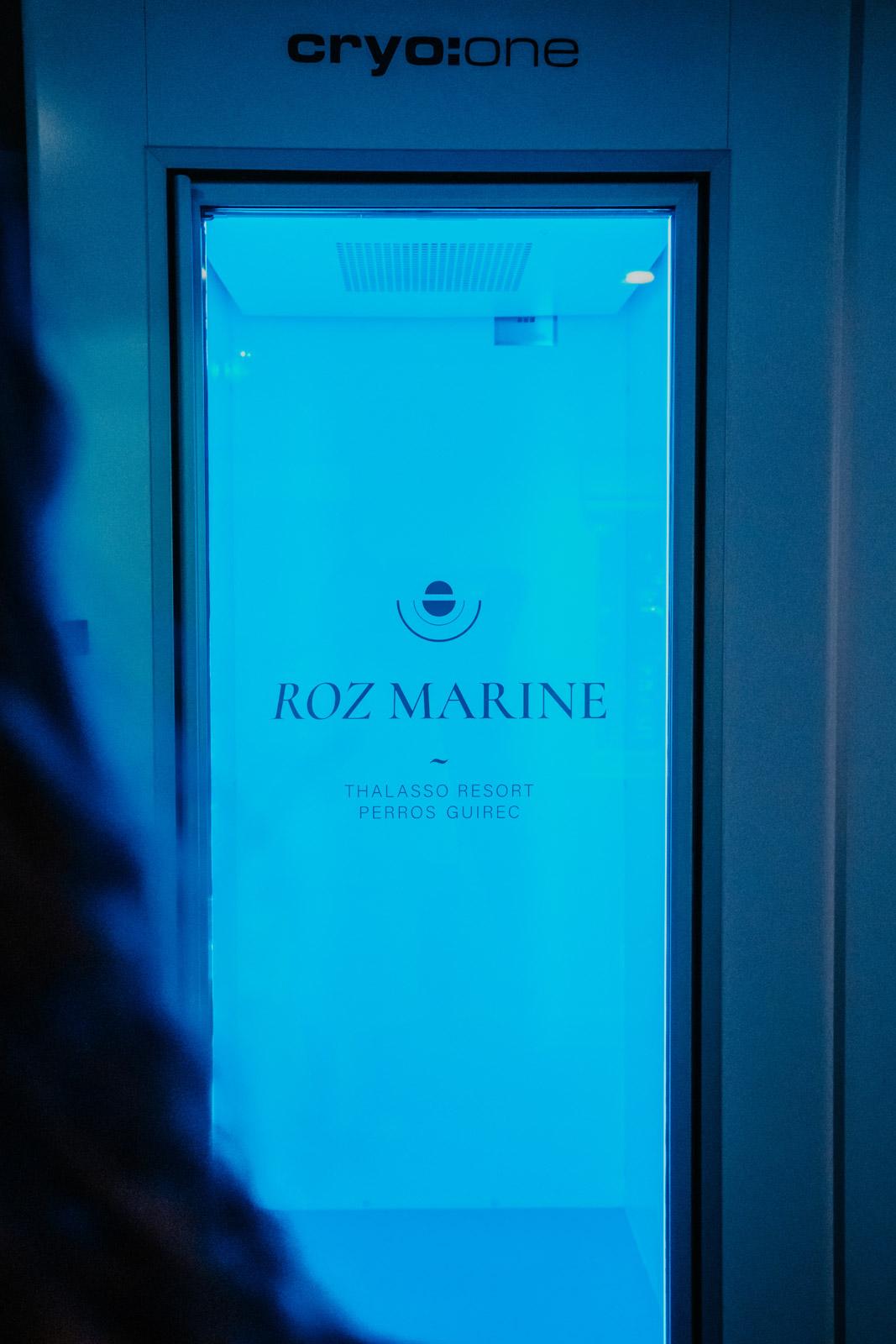 Cryothérapie au Roz Marine Thalasso Resort © Studio R