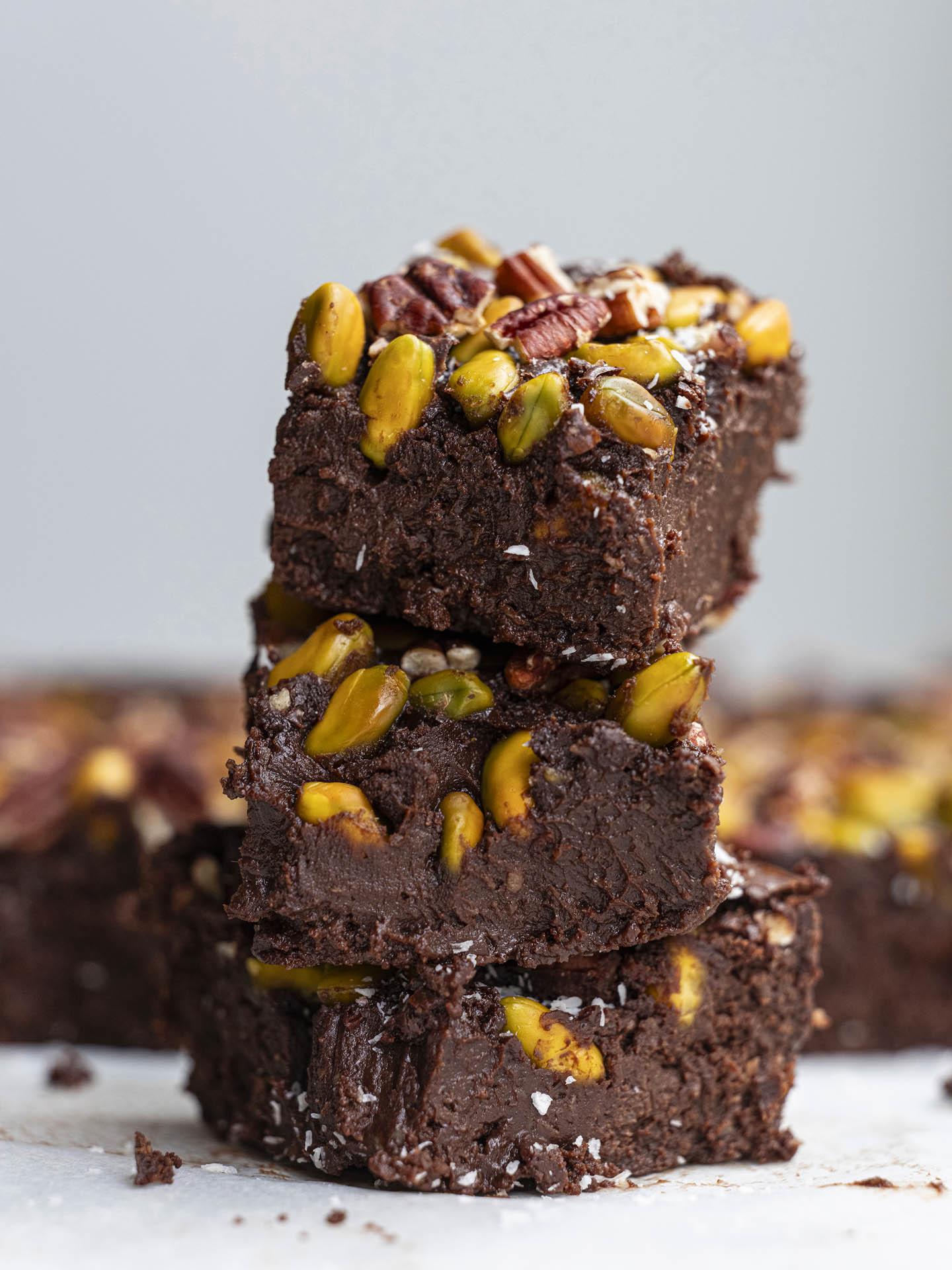 Brownies coco pistache ©Fabien Breuil