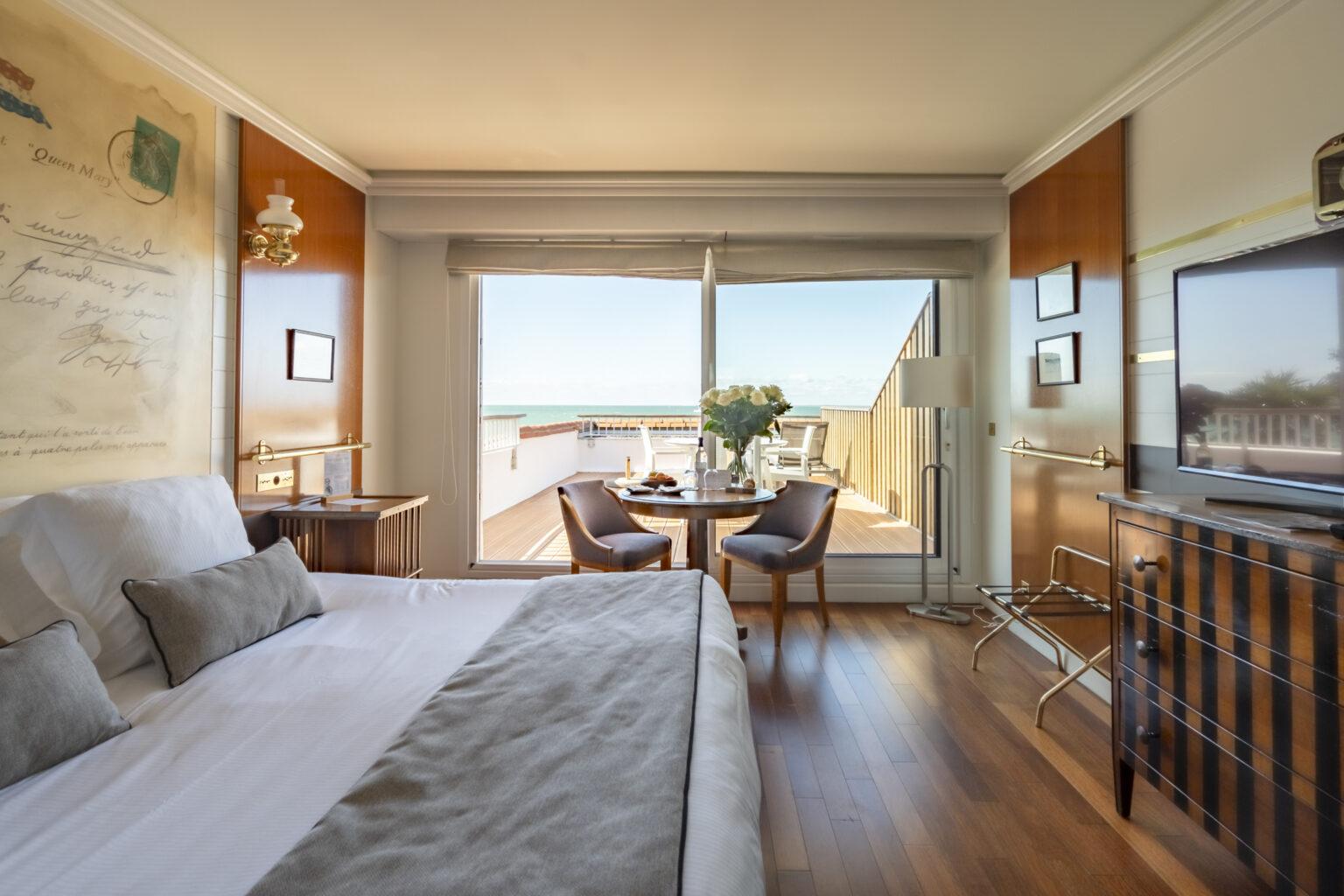 Séjourner dans une chambre avec vue sur la mer © Pierre Chambion 