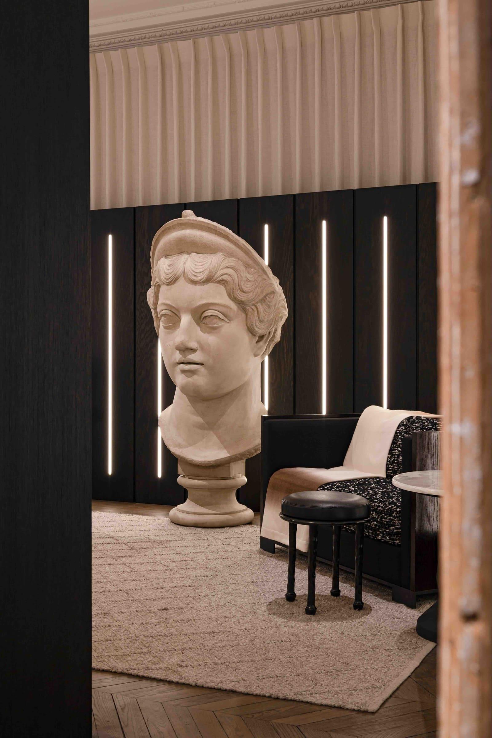 Le showroom à Montaigne © Montaigne