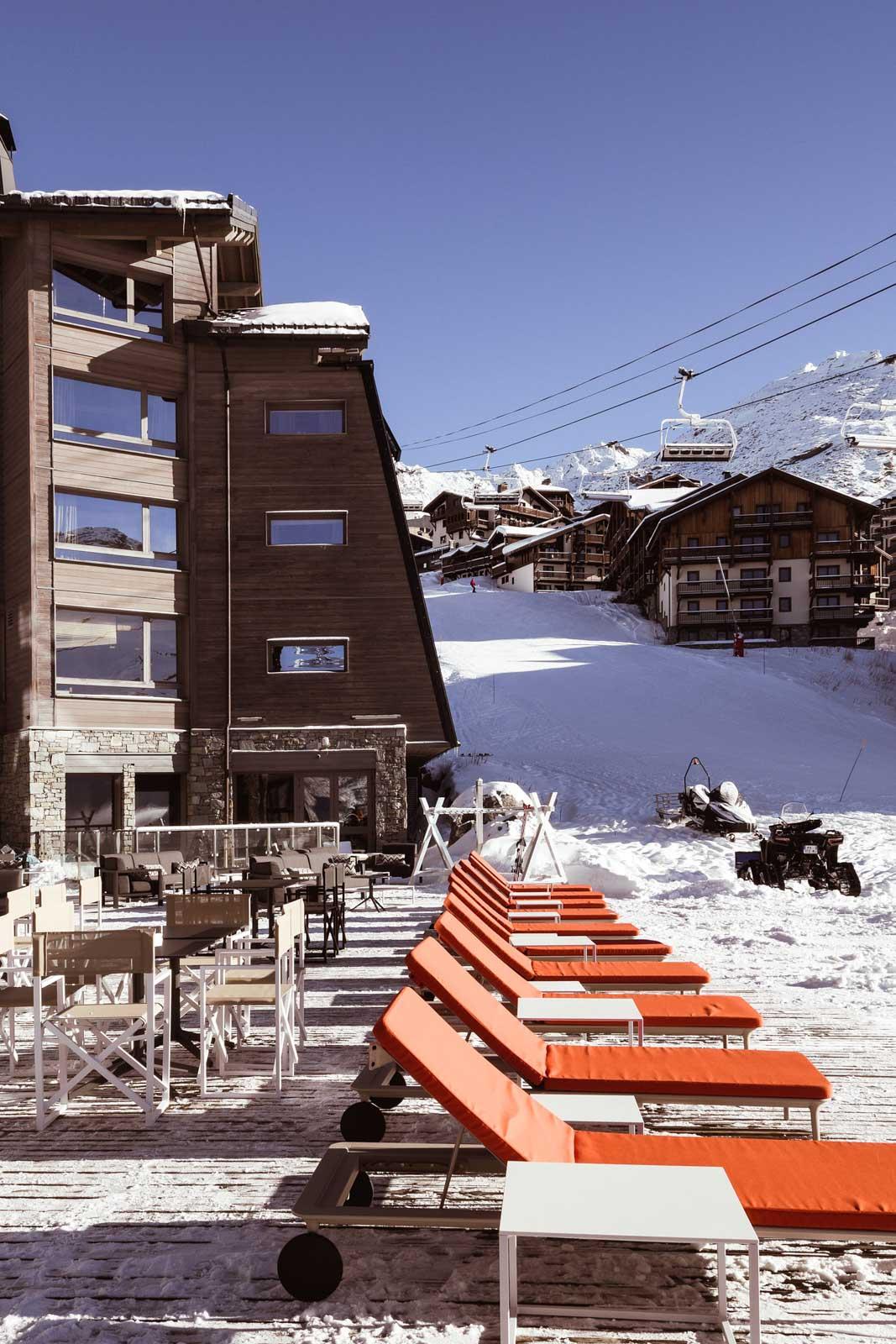 La terrasse de l’Altapura, bonne adresse de Val Thorens