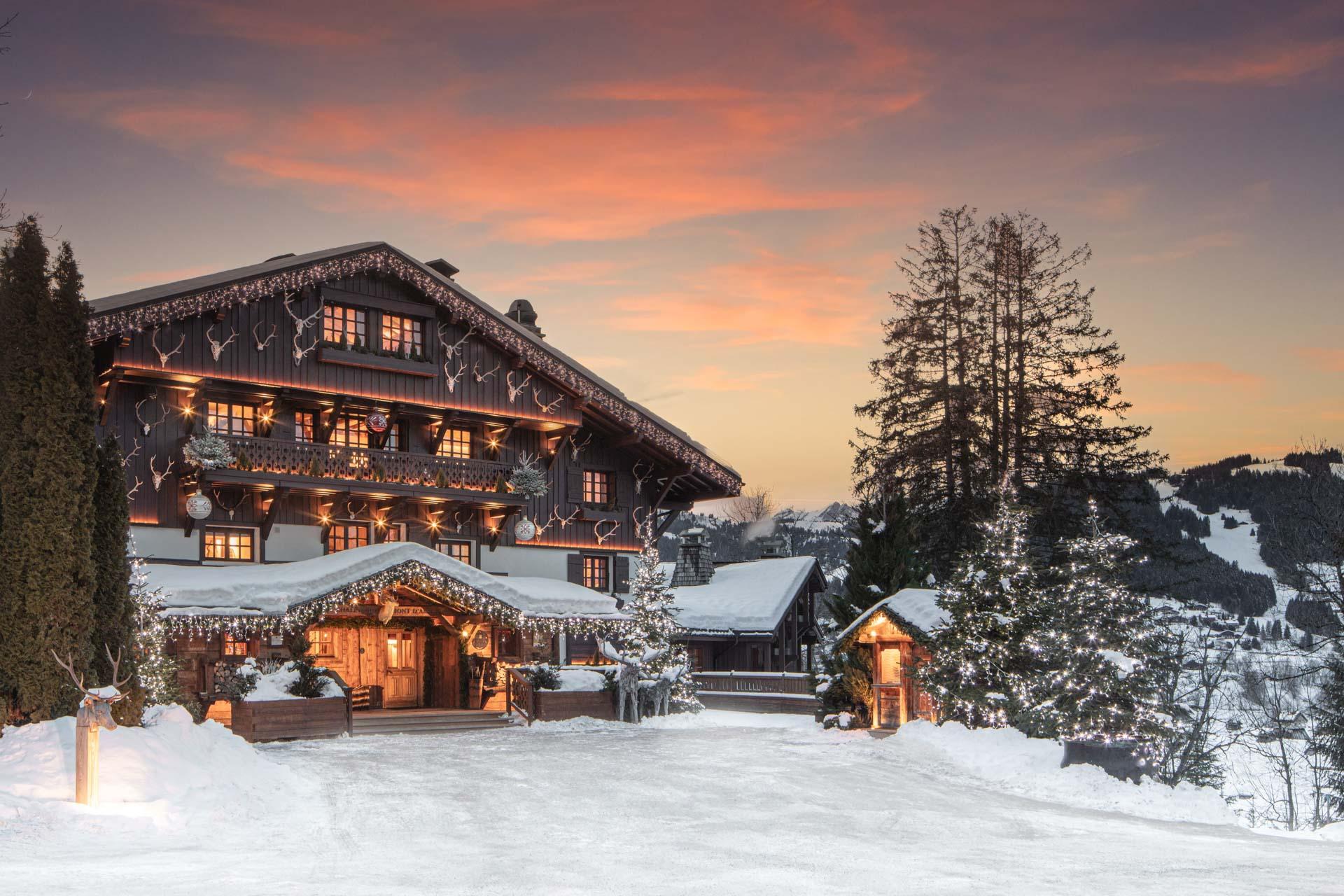 Parmi les plus beaux hôtels de Megève, Les Chalets du Mont d’Arbois