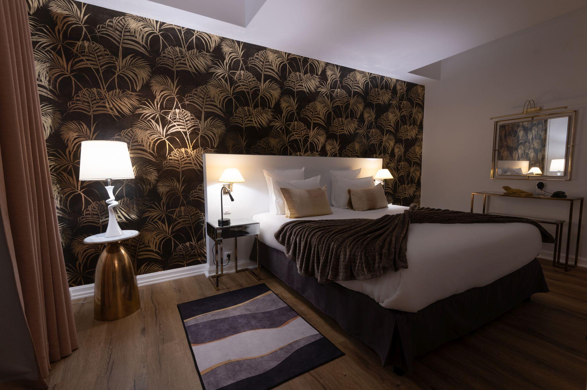 Une des chambres de l’hôtel à Belfort © Le Grand Hôtel du Tonneau d’Or