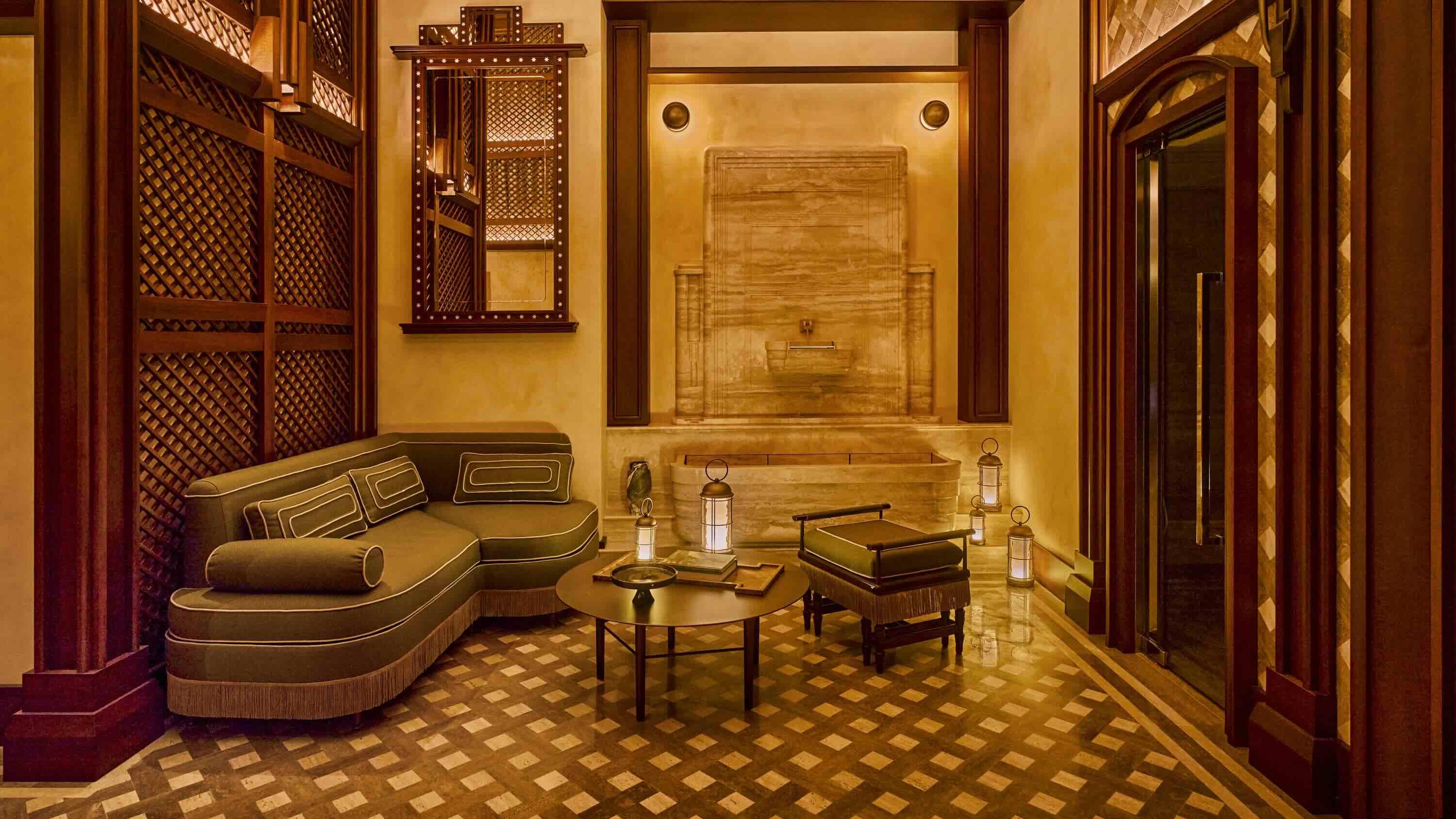 L’espace bien-être de l’hôtel 5 étoiles © La Minerva 