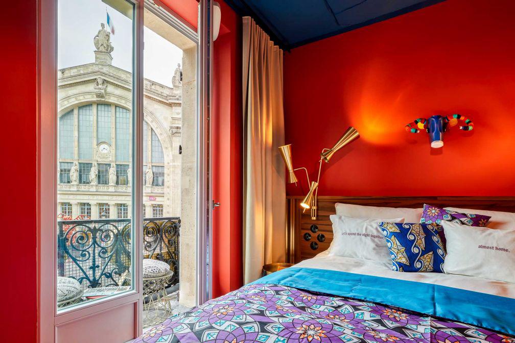 25hours Hotel Paris Terminus Nord - Chambre © Steve Herud