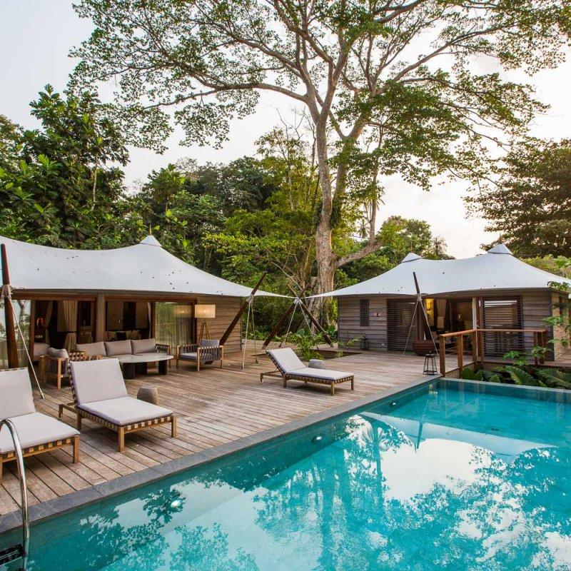 Une villa de l’hôtel Sundy Praia © DR