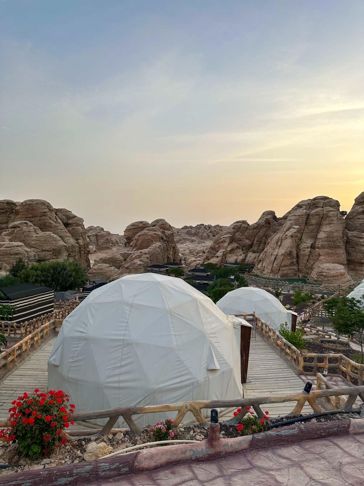 Dormir dans une bulle lors d’un road trip en Jordanie © Pauline Duvieu