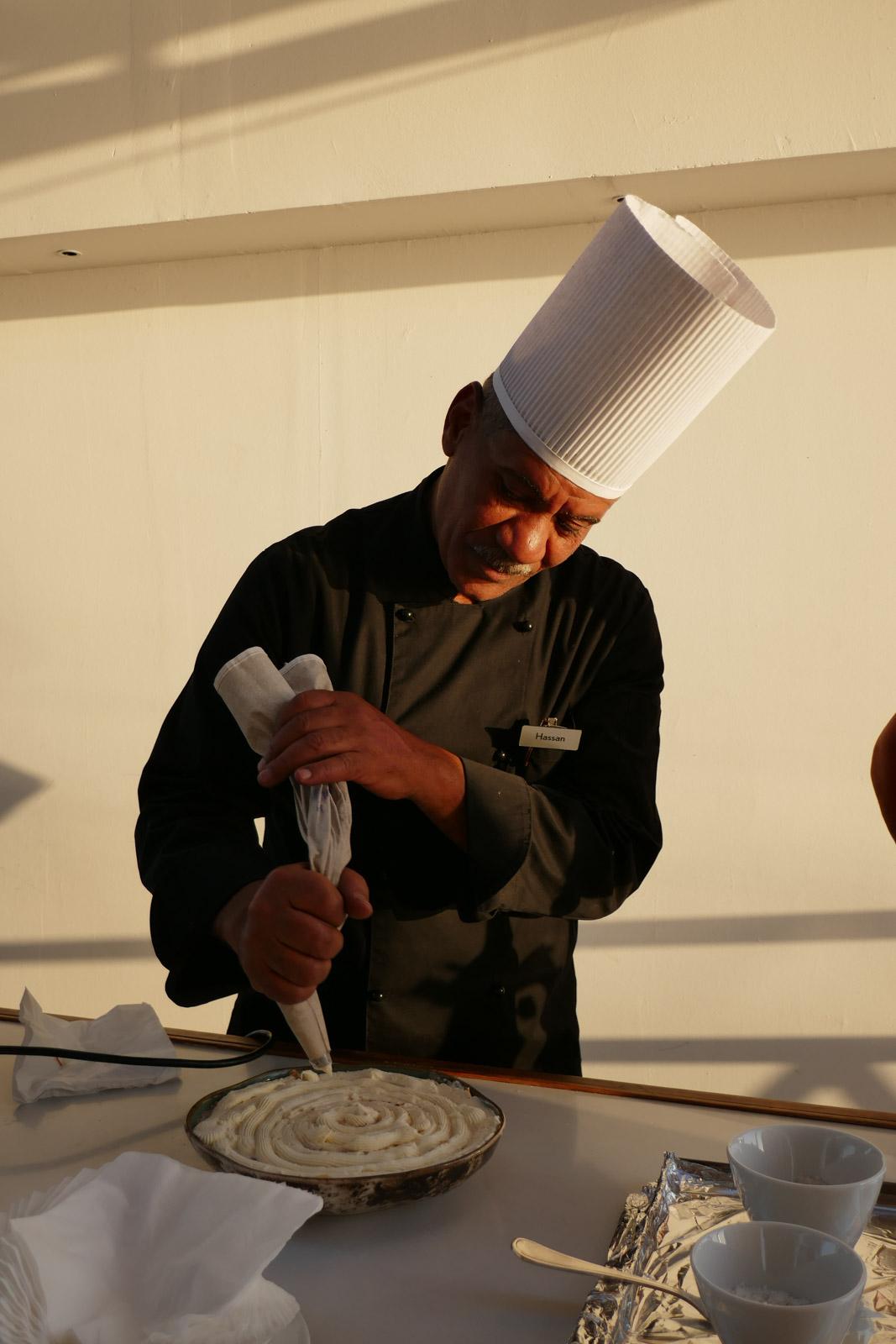 Le chef et tout l’équipage, point fort de la croisière