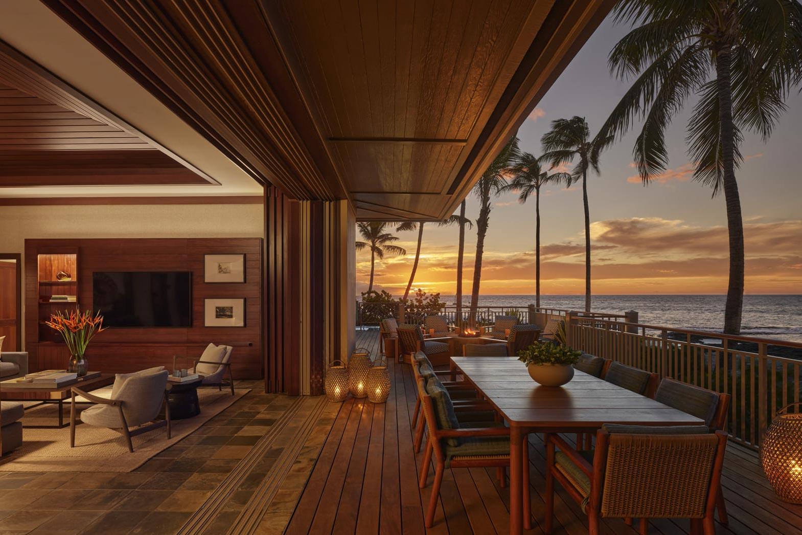 Hôtel de luxe à Hawaï © Four Seasons Resort Hualalai