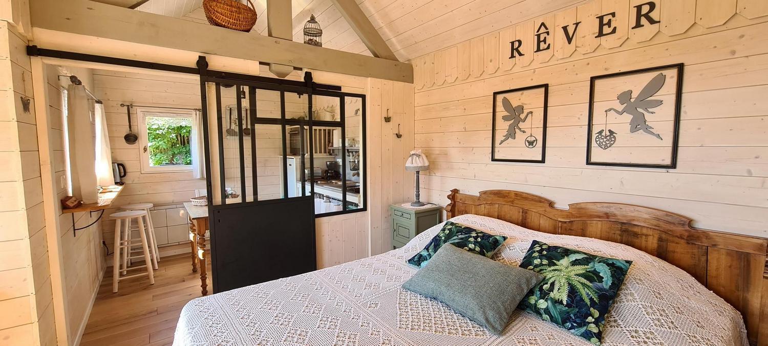 A l’intérieur de la Cabane des Fées © DR