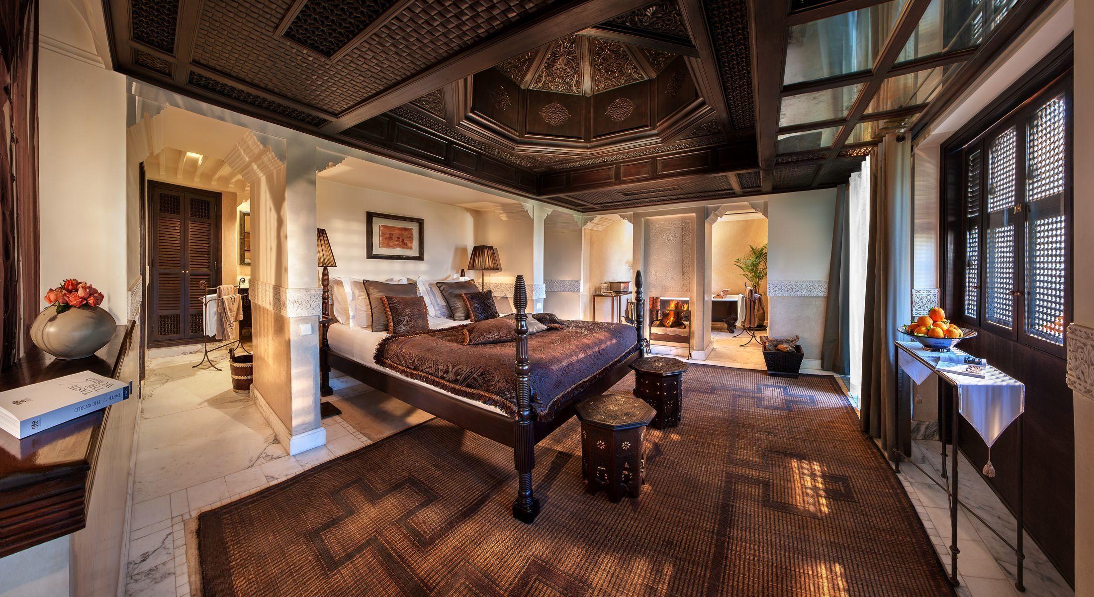 Une chambre de la villa © Villa des Orangers 