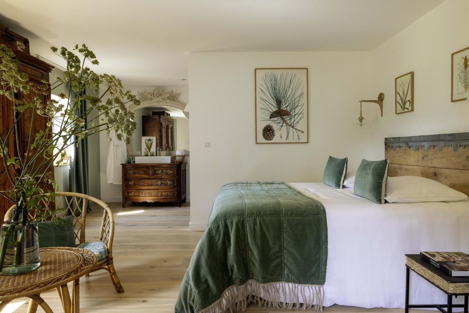 Une chambre de la maison d’hôtes © Eleonore Merlin Une chambre de la maison d’hôtes © Eleonore Merlin