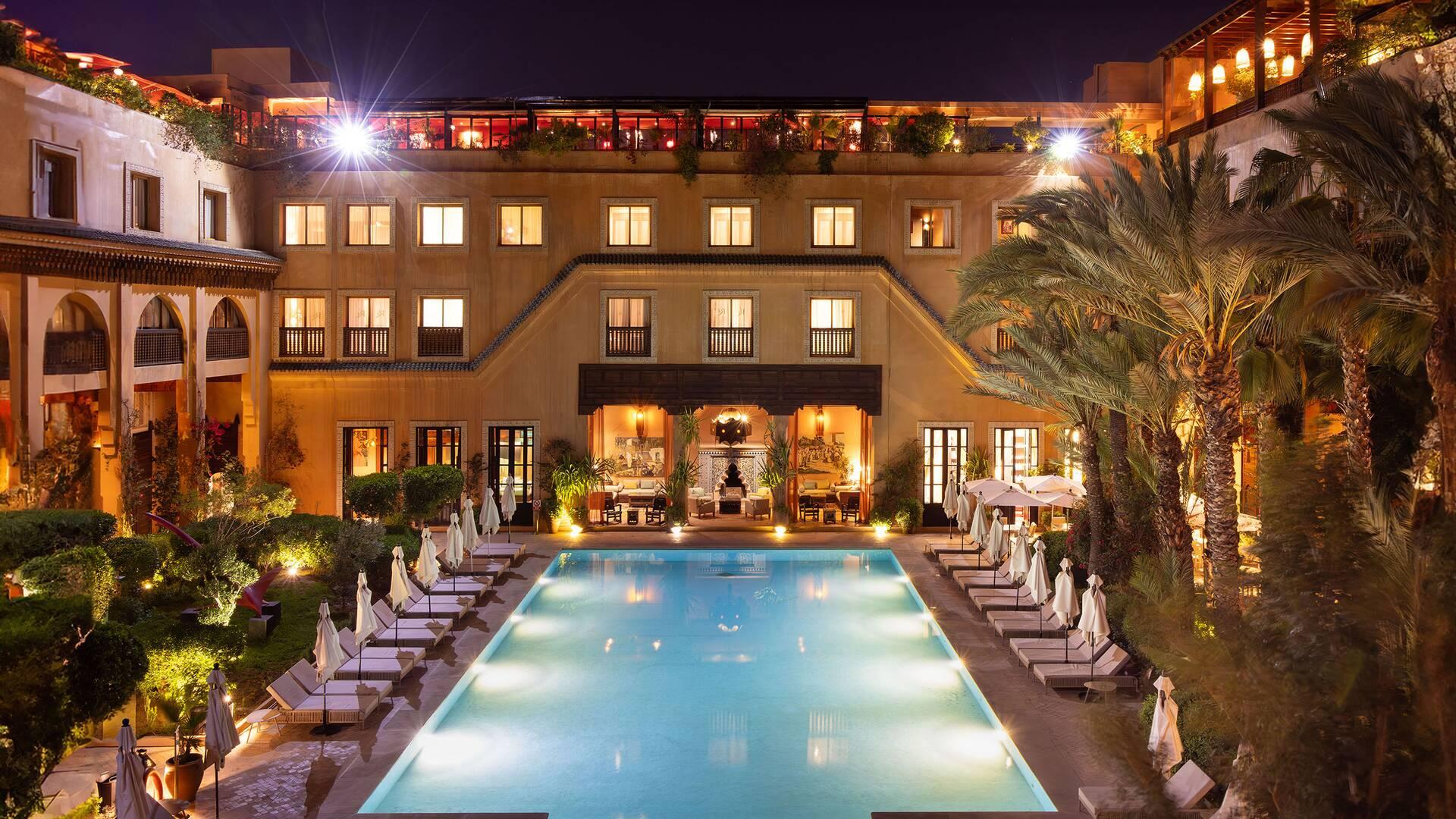 L’hôtel de luxe à Marrakech © Les Jardins de la Koutoubia 