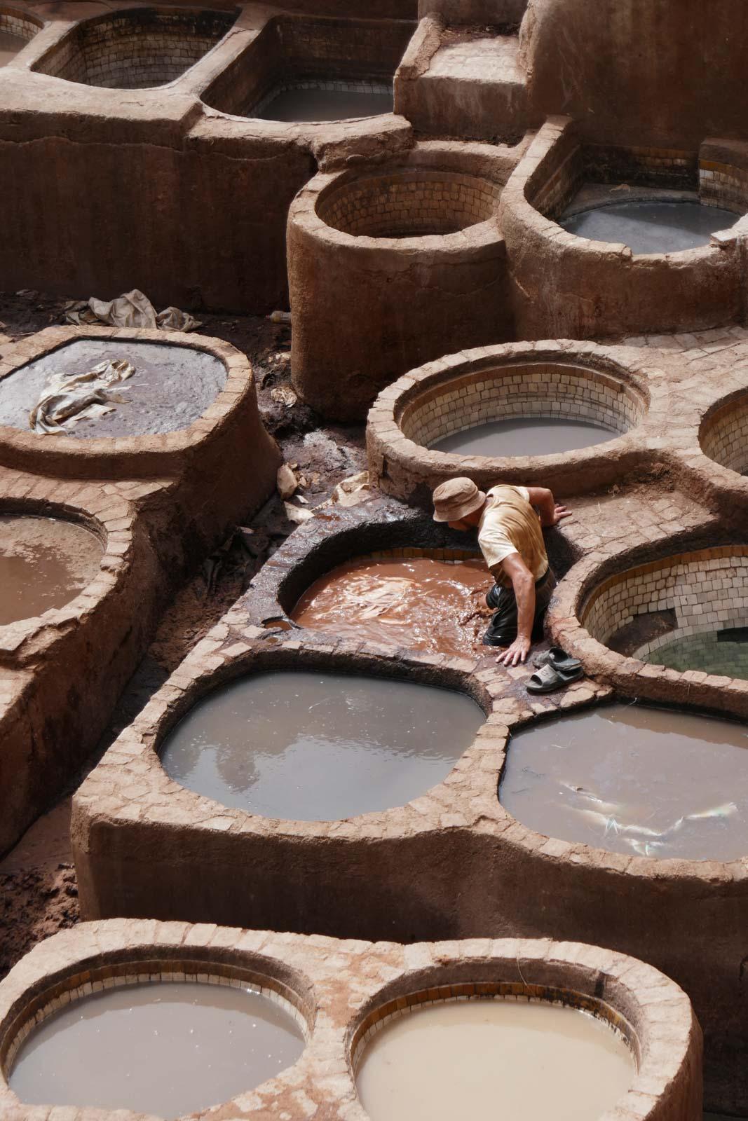 Les tanneries de Fès © Pierre Gunther